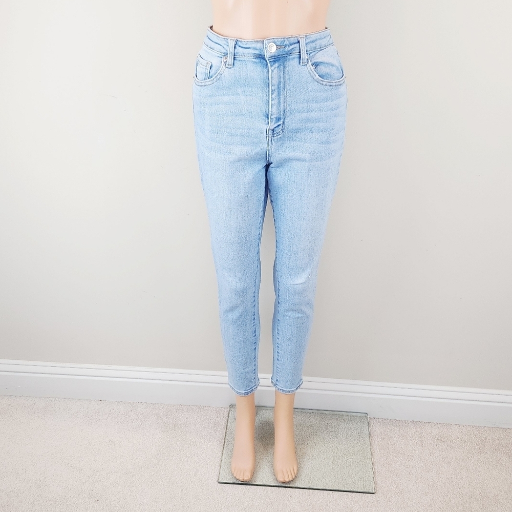 Wax Collection High Waist Ankle Skinny Jeans Pants - Picture 10 of 11